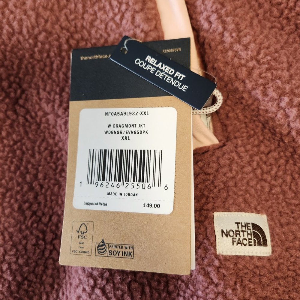 The North Face Cragmont Fleece Jacket Womens 2XL - Picture 3 of 6